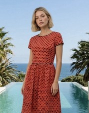 Oscar De La Renta NWT Size 2 Runs Big Stretch Cotton Dress