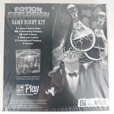 Potion Explosion Game Night Kit Promo Game Mats, Skill Tokens, Potions Expansion