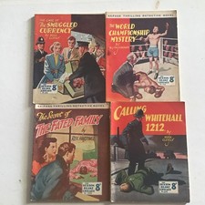 4no 1950s  Sexton Blake Library Magazines In Fine Condition (details Below)