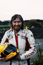 Joey Dunlop Isle of Man TT at Snaefell Mountain Course May 31 1993- Old Photo