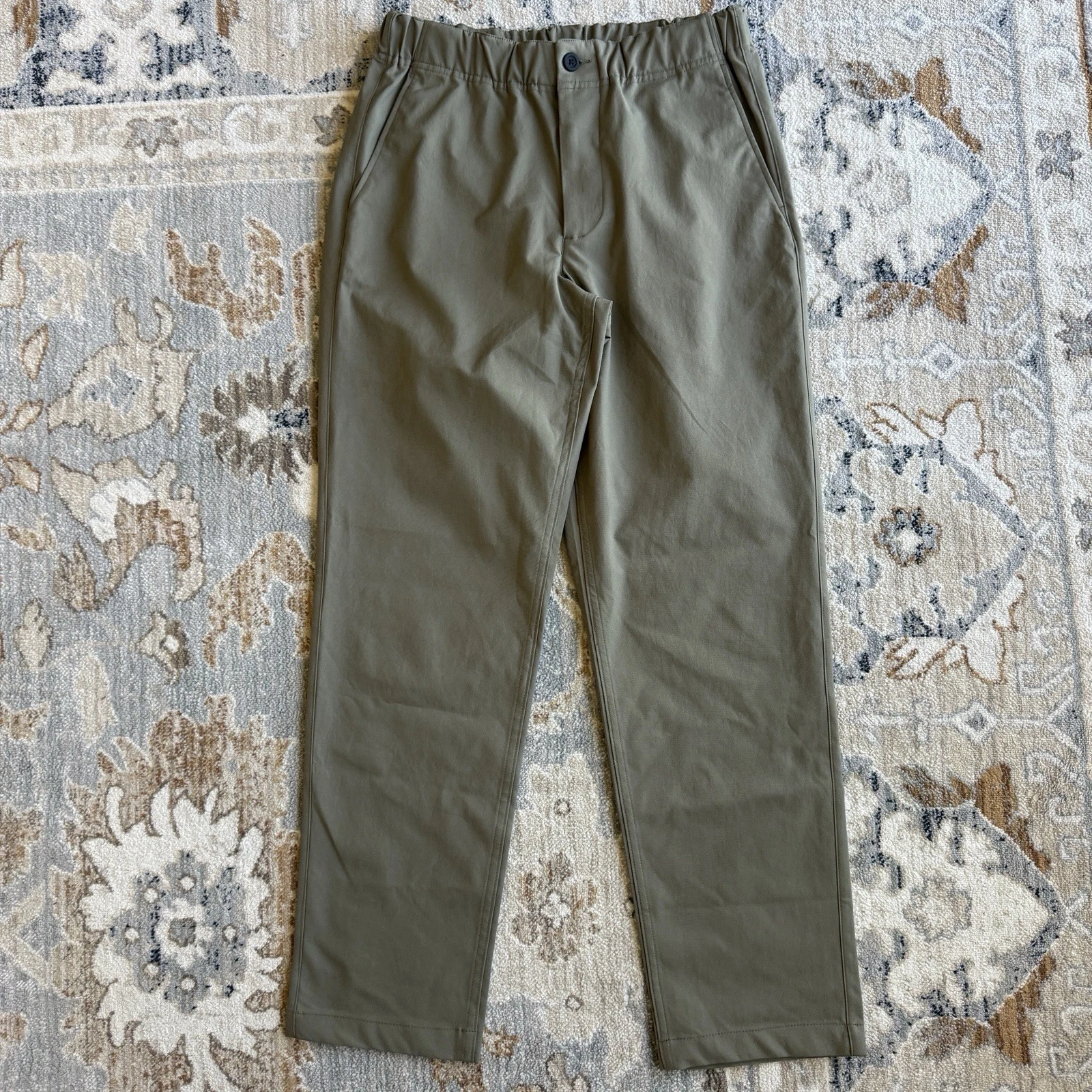 Norse Projects Ezra Relaxed Solotex Twill Trouser Olive Green Size Small S Basic