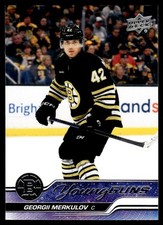 Georgii Merkulov 2024-25 Upper Deck Young Guns #728 Rookie Boston Bruins
