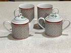 Taste Setter NOEL Holly Red Green VTG Christmas Tea Set Mugs Teapot Vintage — photo 1