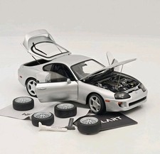Brand New 118 Whelart Toyota Supra A80 Silver Rhd With Bbs Wheels Free Delivery