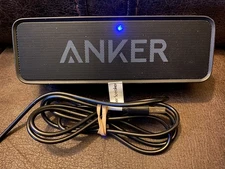 Anker Soundcore A3102 Black Waterproof Portable Bluetooth Speaker Tested Working