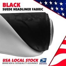 Premium Black Headliner Fabric with Foam Backing for Car Ceiling Fabric Repair