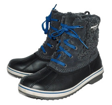 LL BEAN Rangely Insulated WP Ankle Pac Winter Boots Women Size 8 Black 507255