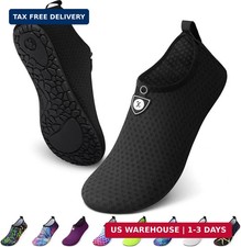 Water Shoes for Women Men Swim Aqua Socks Beach Pool Essentials Barefoot Surf Ri