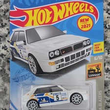 Hot Wheels Baja Blazers Lancia Delta Integrale 1:64 Diecast White Unopened