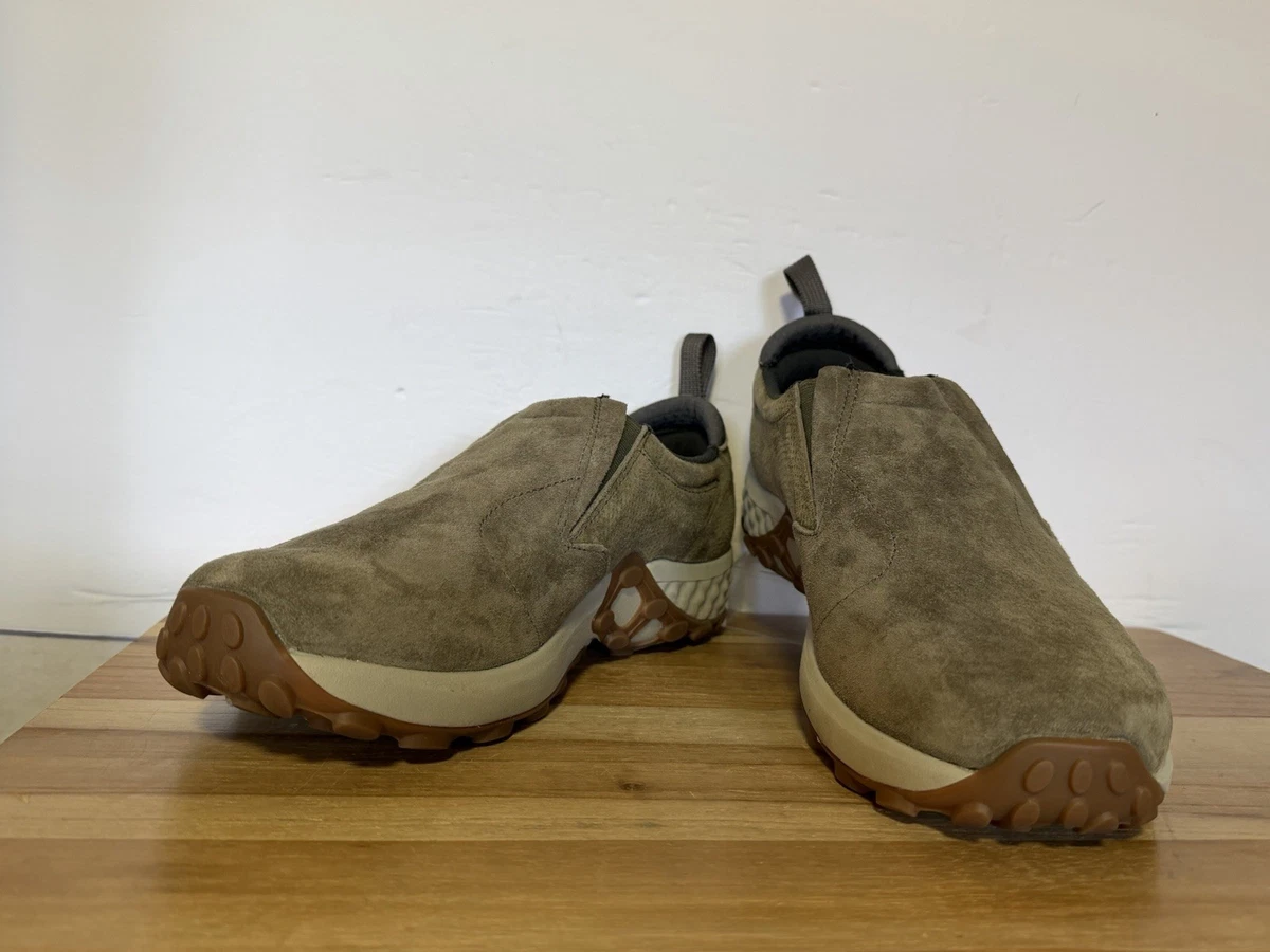 Merrell Loess Hiking Shoes Mens 10.5 Dusty Green Leather Waterproof‎ J15393 Merrell Green Casual Shoes for Men for sale | eBay main image 3