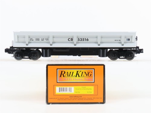 Vagón de volteo operativo Conrail calibre O 3 rieles MTH Rail King 30-7934 CR #53516 | Zustand: Used