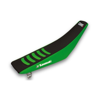 10879 - SITZBEZUG Doble agarre 3 negro/verde 1431H kompatibel mit KAWASAKI KX 45