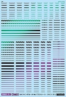 GM Line 07 ''Straight Line #1'' Prism Black & Neon Blue GM-459