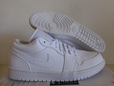Nike Air Jordan 1 Low White All White Sz 14 Womens/ Mens Sz 12.5 AO9944-111 