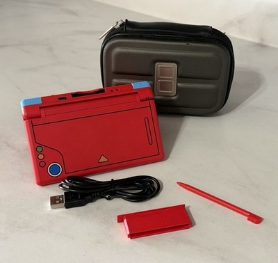Custom Pokedex Nintendo DS Lite w/ accessories, carrying case, and extras  