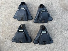 Yakima Q Towers For Round Bars No Clips No Base Pads No Locks Lot Of 4 Yakima Q Towers For Round Bars No Clips No Base Pads No Locks Lot Of 4