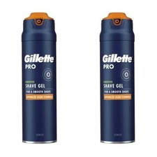 Gillette Pro Sensitive Shave Gel - 2×200ml 64.70 per litre