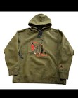 NWT JORDAN X TRAVIS SCOTT CACTUS JACK WASHED SUEDE OLIVE HOODIE CN3422-222 XL