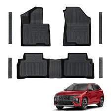 Floor Mats for 2022-2025 2026 Hyundai Santa Cruz, TPE All Weather Durable Floor