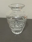 Vintage Waterford Crystal Vase 6” Signed Ireland Cut Crystal Starburst Base