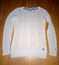 Hilfiger Denim Damen Strickpullover S Weiß Z...