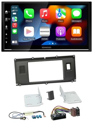 Kenwood DAB USB Bluetooth 2DIN MP3 Autoradio für Land Rover Evoque Blindstopfen - Bild 1 von 4