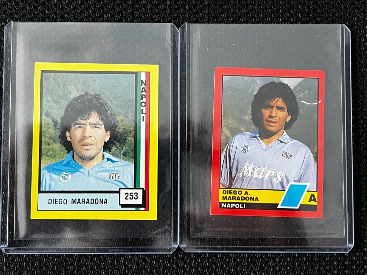 Autocollant Diego Maradona - Naples #253 - Il Grande Calcio 90 - Vallardi
