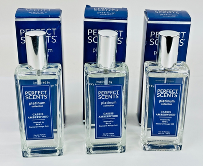 #ad #ad Perfect Scents Woman#x27;s perfume set of 3 3.4 fl oz each Cassis Amberwood $28.79