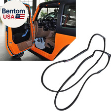 1 Pair Front Full Door Felt Gasket Trim Seal Weatherstrip Compatible with Jeep W
