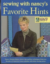 Sewing With Nancy's Favorite Hints: Twenty Years of Great Ideas from America...