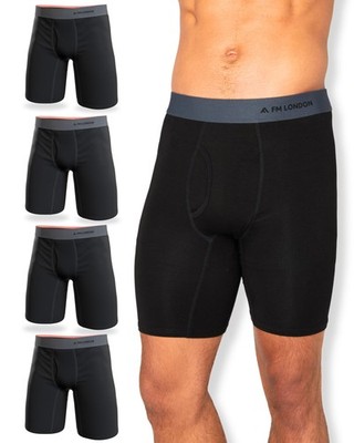 Bambus Boxershorts für Herren, Long Boxershorts für Herren aus ultraweichem Bambus