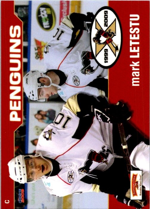 2008-09 Choice Wilkes-Barre/Scranton Penguins (AHL) #22 Mark Letestu