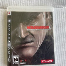 Metal Gear Solid 4: Guns of the Patriots (Sony PlayStation 3) Manual Included