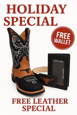 #ad #ad Men Genuine Cowhide Leather Cowboy Western Rodeo BOOTS With Matching Belt $159.98