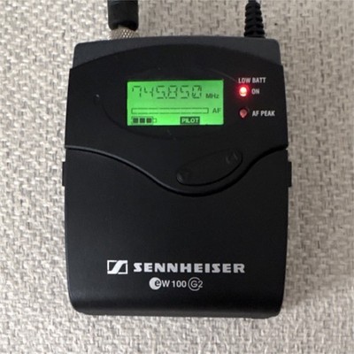 Sennheiser EW 100 G2 SK 100 Wireless Bodypack Transmitter Black