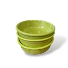 Fiestaware Classic Rim Small Bowls 5 5/8" Lemongrass Set Of 3 Homer Laughlin VTG