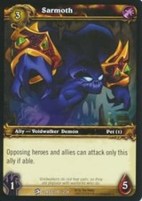 Moderate Play WoW TCG Sarmoth Class Starter Decks World of Warcraft