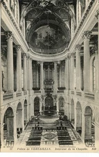 FRANCE - PALAIS  DE  VERSAILLES  - INTERIEUR  DE  LA  CHAPELLE  -  PC136