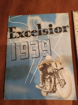 9.1 Excelsior 1939 Manxman Universal Meritor Advertising Katalog Original Manual