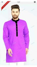 Indian Cotton Mens Shirt Long Sleeve Kurta Loose Shirt Mens Shirt Kurta