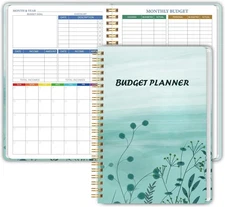 Monthly Budget Planner - 14 Months Hardcover Undated Financial Planner Organizer