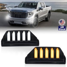 Led Front Fog Lamp Daytime Running Light Turn Signal For Gmc Sierra 1500 2022-up