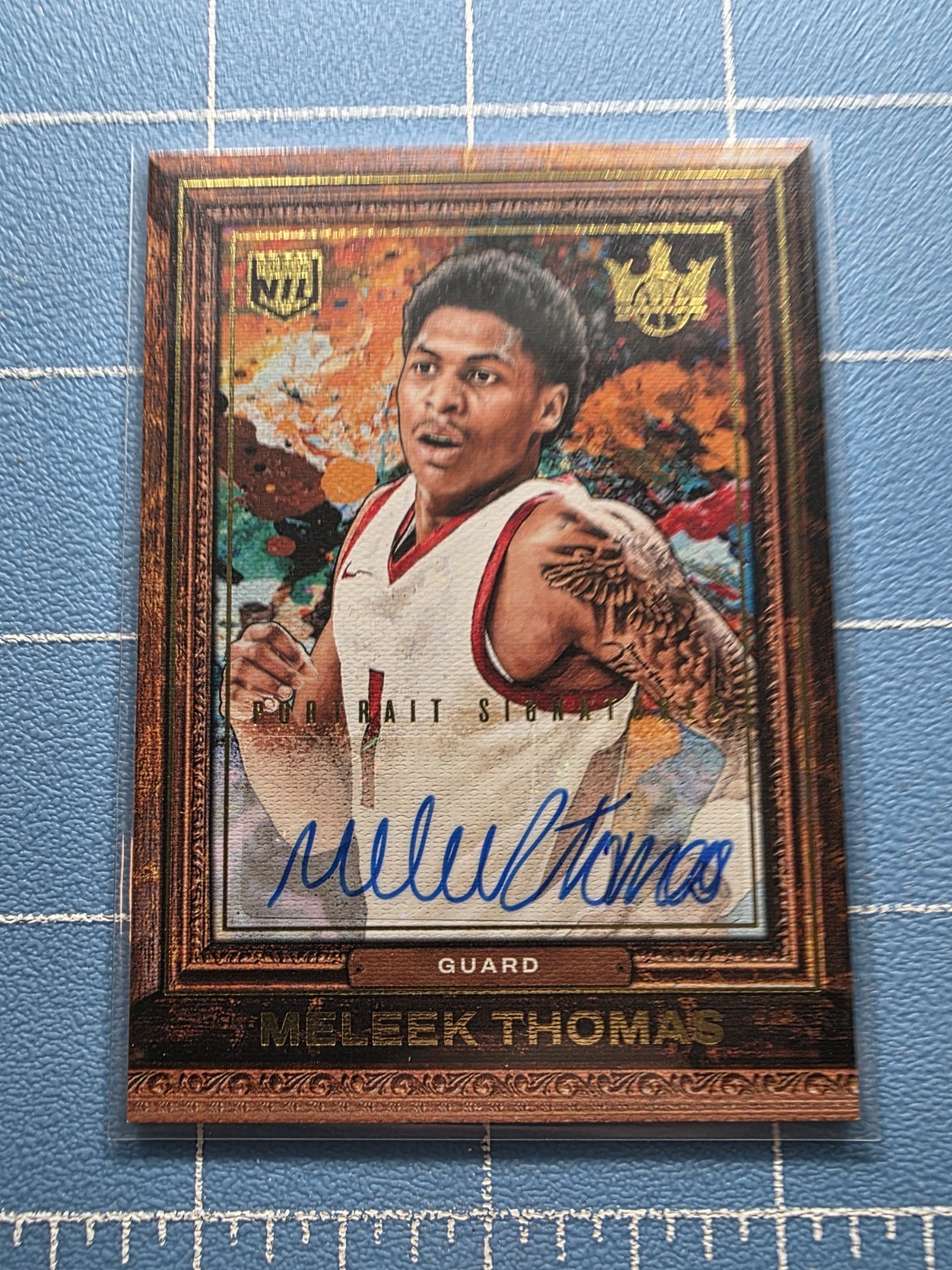 2025-26 Panini Court Kings - Meleek Thomas PS-MEL - Portrait Signatures 48/49