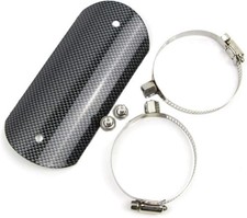 Exhaust Heat Shield For Universal Motorcycle Stainless Steel Middle Pipe Heat-sh Exhaust Heat Shield For Universal Motorcycle Stainless Steel Middle Pipe Heat-sh