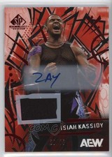 2025 SP Game Used AEW Auto Memorabilia /35 Isiah Kassidy #57 Auto 05ql