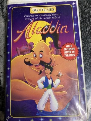 Aladdin Goodtimes VHS Clamshell 1993