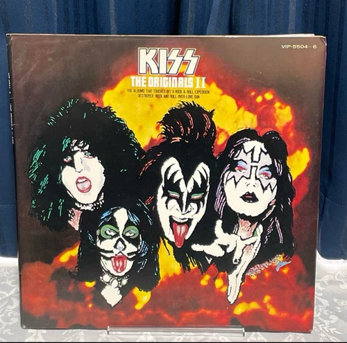 KISS -The Originals 2- VIP5504 JAPAN VINYL Pa used Paper masks and belts are not