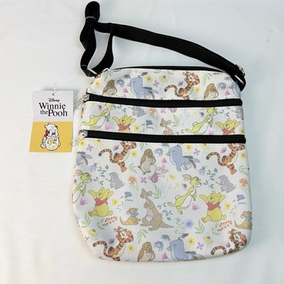 Women's Disney Winnie the Pooh Passport Bag Travel Purse Crossbody Mini Bag