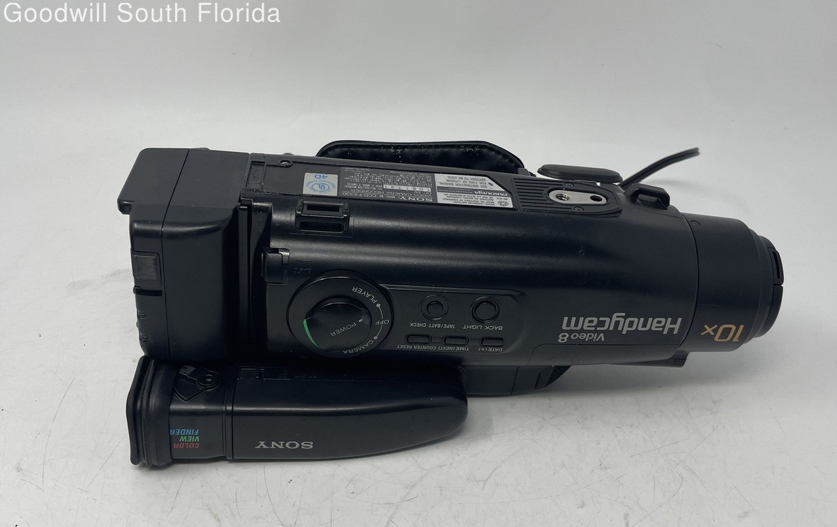 Sony CCD-FX330 Black 10X Optical Zoom Video 8 Recorder Handycam