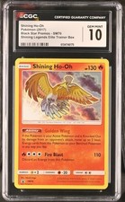 CGC 10 Shining Ho-Oh SM70 Black Star Promo Shining Legends Gem Mint Pokemon Card